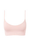 Luxe Micro Crop Top, GRAPEFRUIT PINK - alternate image 6