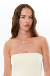 Super Smooth Strapless Maxi Dress, ICED YELLOW - alternate image 4