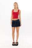 Kirra Scoop Tank, LIPSTICK RED - alternate image 2