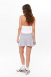 Posey Ruched Mini Skirt, GREY MARLE - alternate image 3