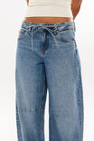 Low Rise Barrel Jean, ORLANDO BLUE - alternate image 4