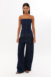 Delilah Denim Corset, INDIGO - alternate image 2