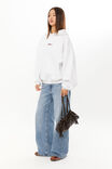 Ella Oversized Fleece Hoodie, SNOW MARLE/MERCI - alternate image 5