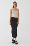 Kenzie Knit Maxi Skirt, BLACK - alternate image 1