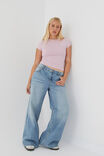 Low Rise Baggy Jean, CANYON BLUE - alternate image 3
