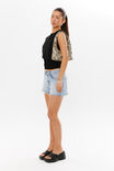 Georgia Button Through Knit Vest, BLACK - alternate image 5