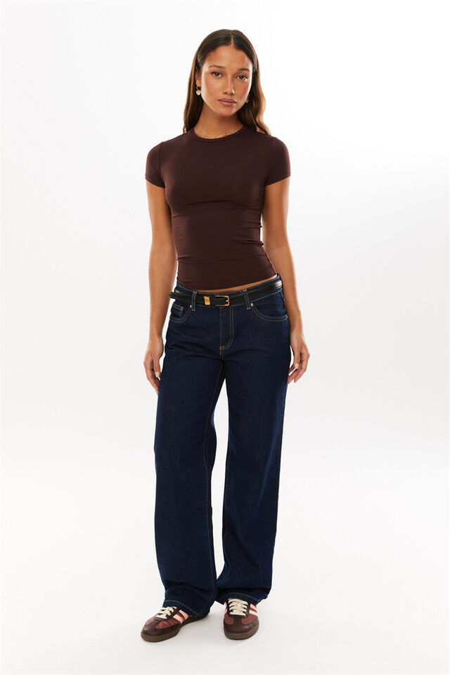 Low Rise Straight Jean, NIGHT INDIGO