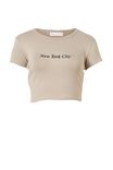Bambi Printed T Shirt, SILVER GREY/NYC