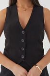Phoebe Vest, BLACK - alternate image 4