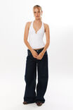 Soft Andi Halter Top, WHITE - alternate image 2