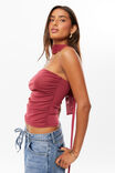 Milly Mesh Halter Top, WILD BERRY - alternate image 2