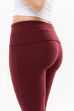 Fold Back Flare Pant, DARK PLUM - alternate image 4