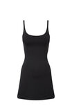 Lulu Super Smooth Scoop Neck Mini Dress, BLACK - alternate image 6