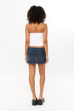 Y2k Denim Mini Skirt, BRITNEY BLUE - alternate image 3