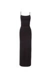 Soft Strappy Ruched Maxi Dress, BLACK - alternate image 5