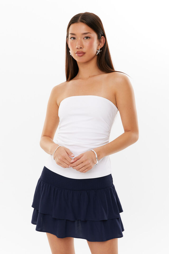 Dana Flippy Mini Skirt, ALL STAR NAVY