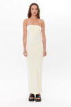 Super Smooth Strapless Maxi Dress, ICED YELLOW - alternate image 1