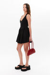 Kaylee Halter Mini Dress, BLACK - alternate image 5