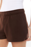 Malia Sweat Short, ESPRESSO BROWN - alternate image 4