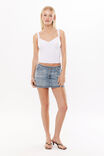 Kayla Shirred Cami, WHITE - alternate image 2