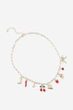 Charm Necklace, GOLD/MIXED CHARMS - alternate image 3