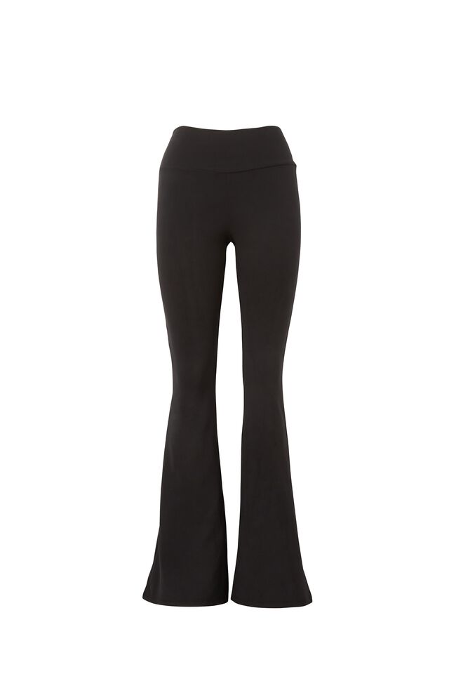 Active Flare Pant, BLACK