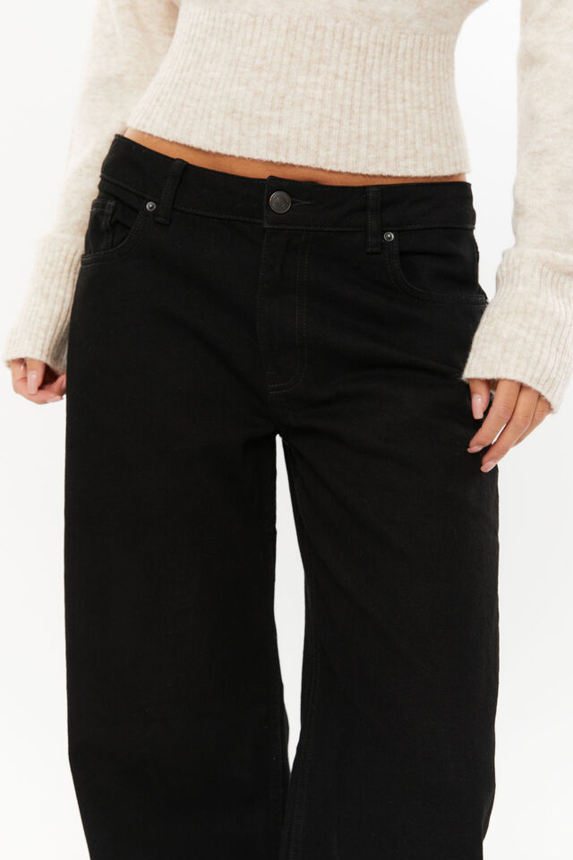 Low Rise Baggy Jean, BACK IN BLACK