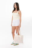 Henley Relaxed Linen Short, SUMMER WHITE - alternate image 2