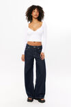Luxe Kya Long Sleeve Top, WHITE - alternate image 2