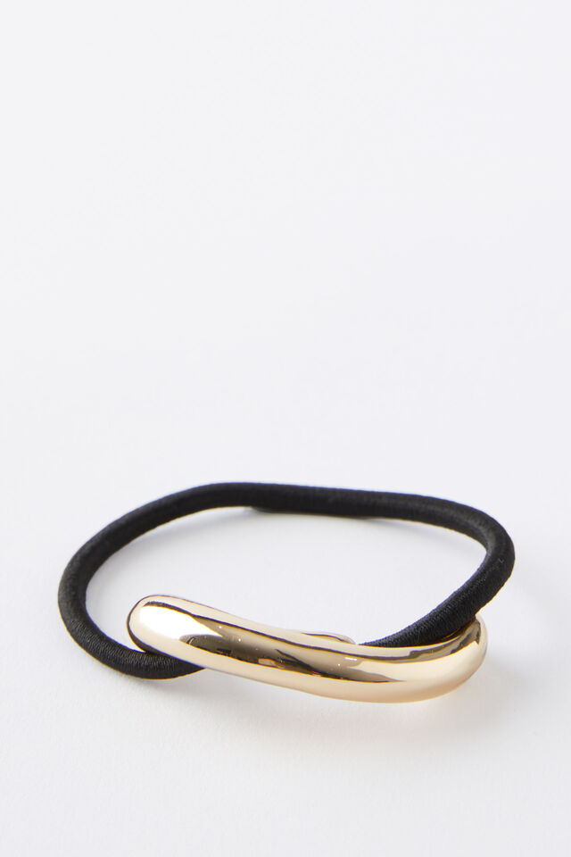 Metal Hair Cuff, GOLD/MINIMAL TWIST