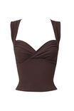 Soft Jolene Top, ESPRESSO BROWN - alternate image 6