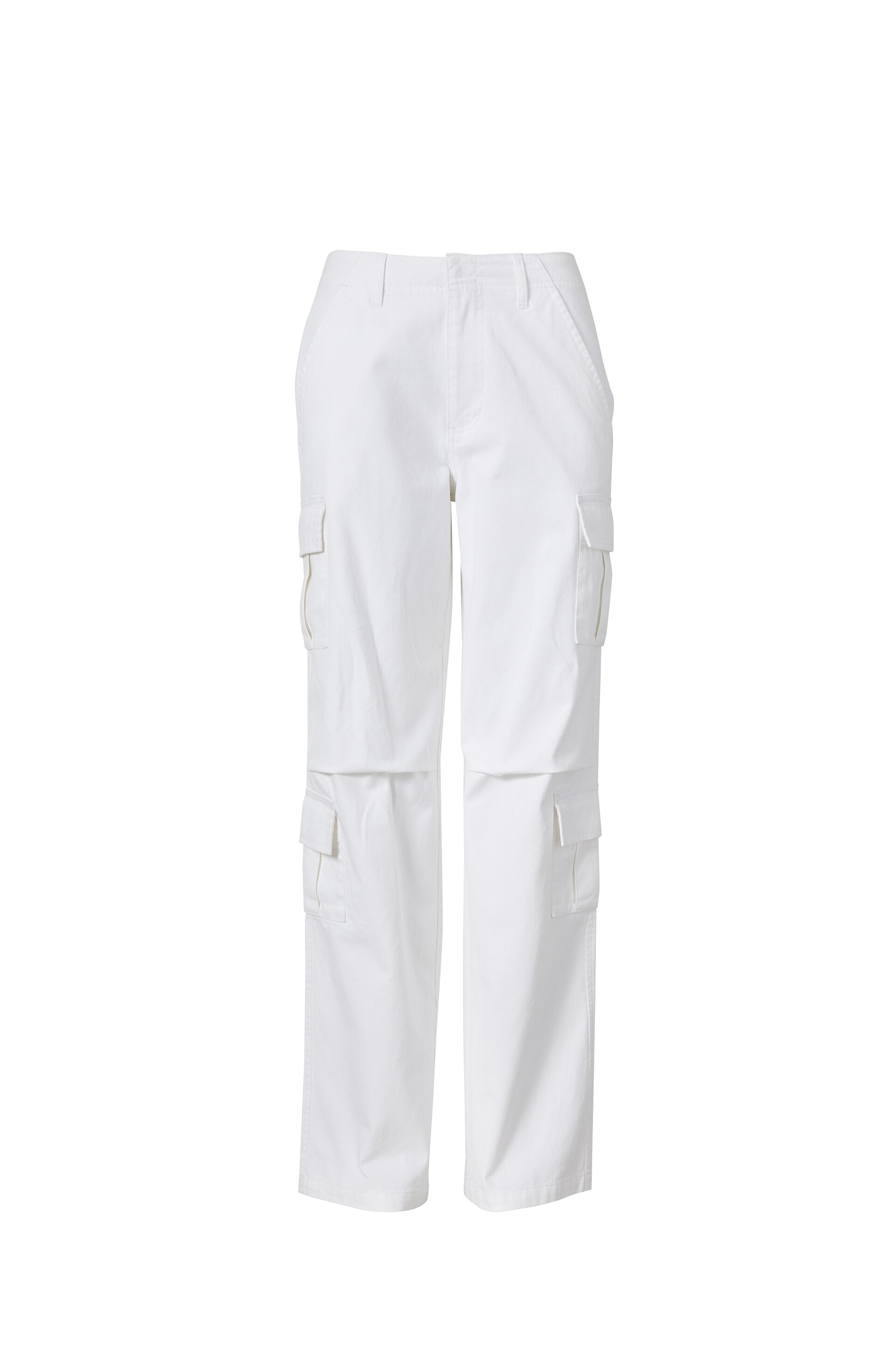 WHITE CARGO PANTS, Women's Fashion, Bottoms, Other Bottoms on Carousell