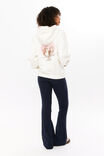 New York Kitten Oversized Fleece Hoodie, COSY CREAM/NEW YORK KITTY - alternate image 5