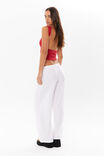 Henley Relaxed Linen Pant, SUMMER WHITE - alternate image 3
