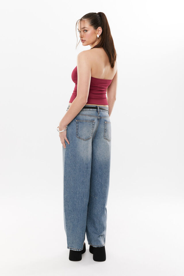 Luxe Halter Top, WILD BERRY