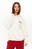 Ella Oversized Fleece Hoodie, COSY CREAM/LONDON SCRAPBOOK - alternate image 2