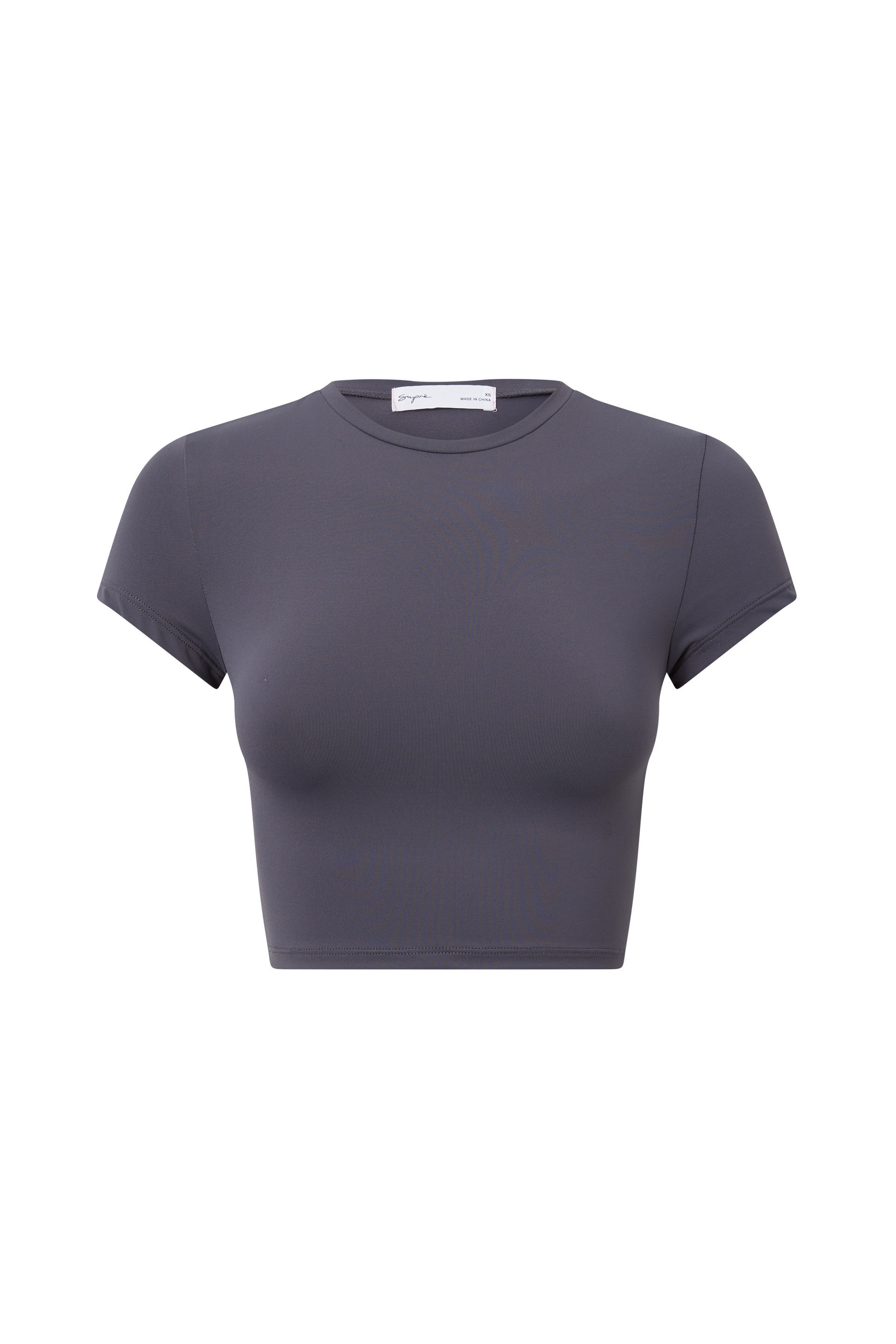 Luxe Cropped Short Sleeve Top