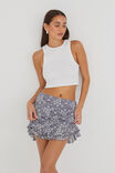 Lola Lace Mini Skirt, FOSSIL GREY - alternate image 1