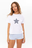 WHITE/STRIPE STAR