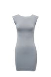 Luxe Backless Mini Dress, MOONLIGHT GREY - alternate image 6