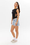 Soft Mia Ruched Top, BLACK - alternate image 4