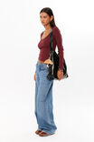 Riri Scoop Neck Long Sleeve, DARK PLUM - alternate image 5
