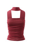 Milly Mesh Halter Top, WILD BERRY - alternate image 6