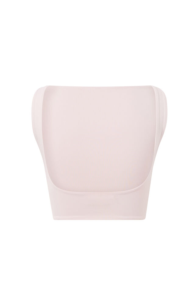 Luxe Low Back Crop Top, SHERBERT PINK