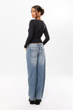 Soft Jolene Long Sleeve Top, BLACK - alternate image 3