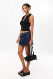 Olivia Collared Knit Vest, BLACK - alternate image 2