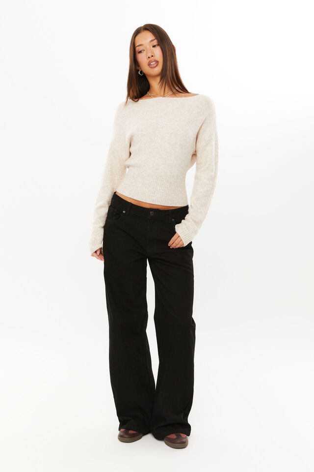 Low Rise Baggy Jean, BACK IN BLACK