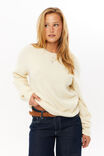 Romee Crew Neck Knit Jumper, BUTTER CREAM - alternate image 3
