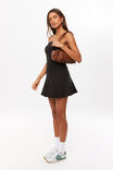 Polly Pleated Mini Dress, BLACK - alternate image 5
