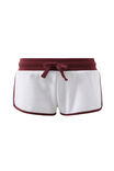 Ayla Sweat Short, WHITE/DARK PLUM - alternate image 6